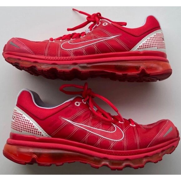 Nike Air Max+ Action Red Men’s Size 10.5 486978-600 Red White 2011 RARE - Picture 1 of 16
